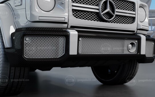 G63 Style Carbon Front Bumper