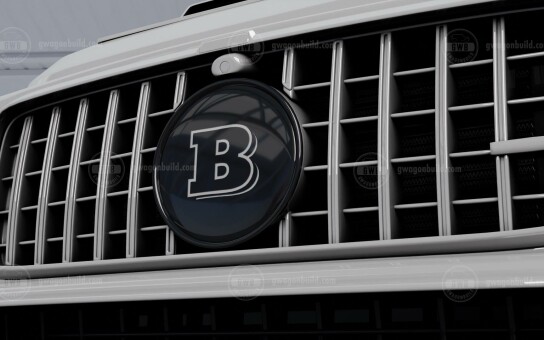 Front Grille Badge Emblem Brabus Style